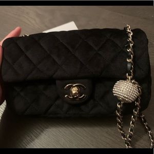 Chanel Velvet Mini Flap Bag